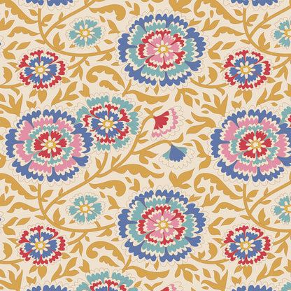 Tilda Fabrics "Elodie" in Mustard - Serie Jubilee, 100%Baumwolle ab 10cm