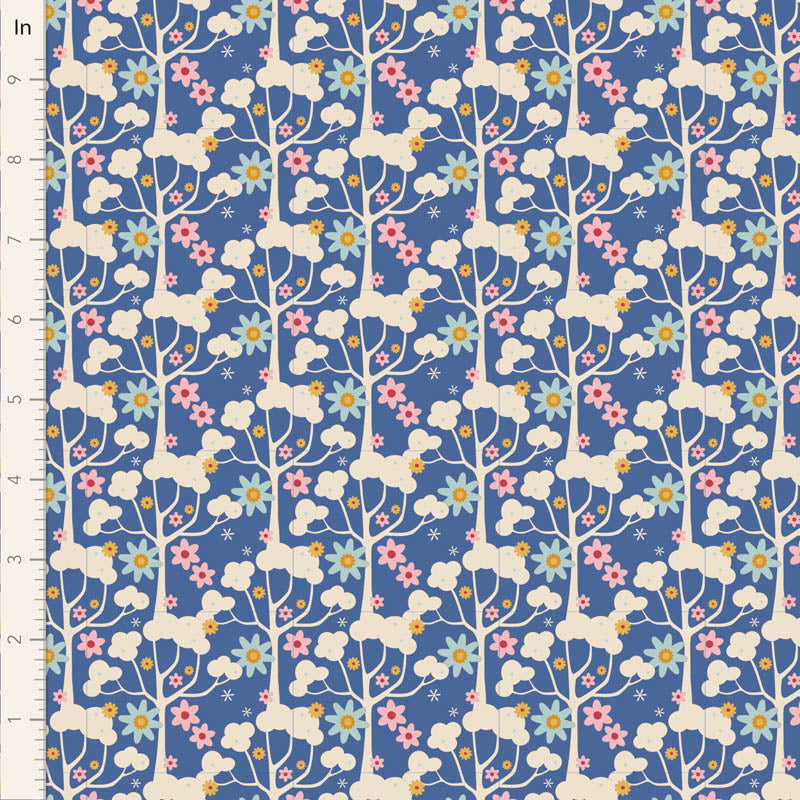 Tilda Stoffpaket "Jubilee" Blue  5 verschiedene Designs  2 Paketgrößen  100%Baumwolle