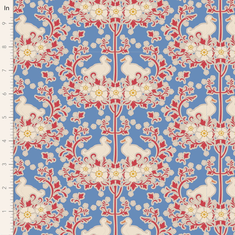Tilda Stoffpaket "Jubilee" Blue  5 verschiedene Designs  2 Paketgrößen  100%Baumwolle