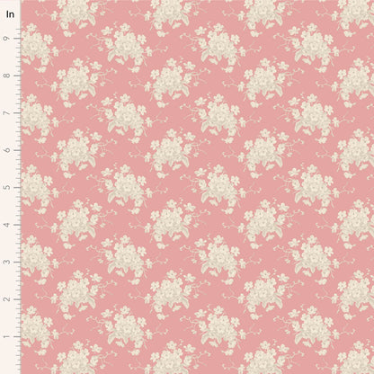 Tilda Stoffpaket "Sunday Brunch" Pink/Ginger - 5 verschiedene Designs  100%Baumwolle