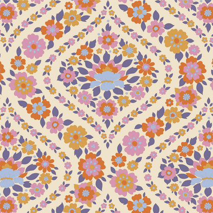 Tilda Stoffpaket "Wallflower" in Caramel - 5 verschiedene Designs - 100%Baumwolle