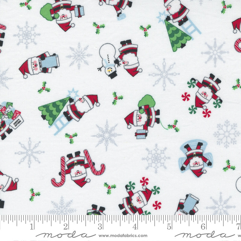 "Candy Cane Lane" von April Rosenthal  - Weihnachtsstoffe - 6 verschiedene Designs - 100%Baumwolle