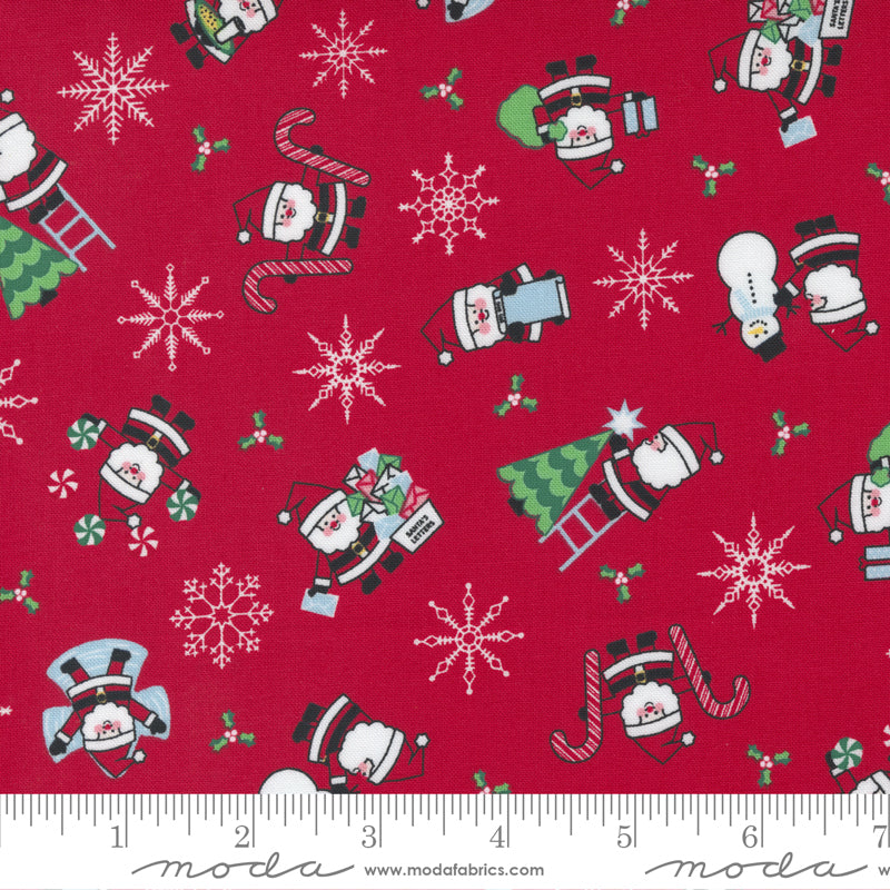 "Candy Cane Lane" von April Rosenthal  - Weihnachtsstoffe - 6 verschiedene Designs - 100%Baumwolle