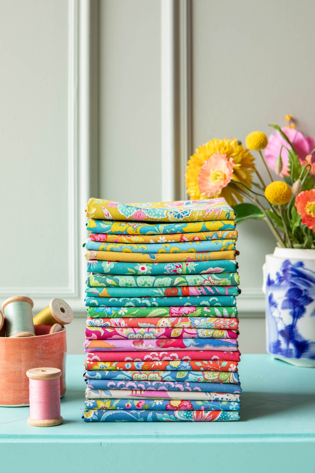 Tilda Stoffpaket "Bloomsville" Fat Eight Paket - 20 Design - 100%Baumwolle